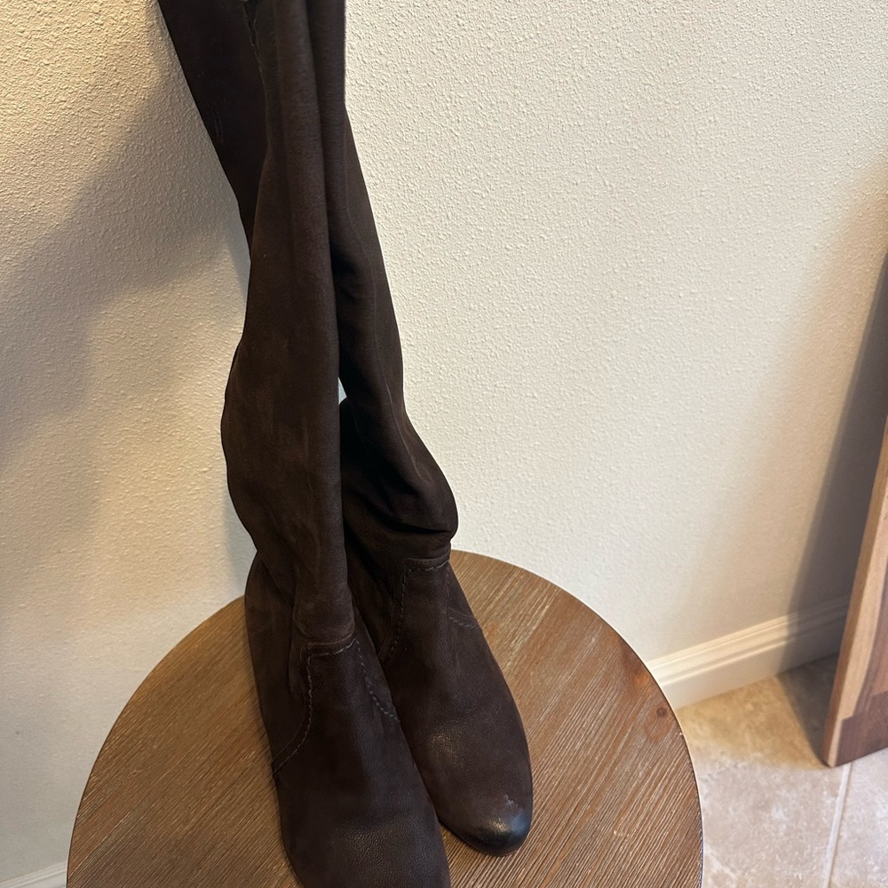 PRADA Nubuck boots 37-1/2 - Picture 4 of 11